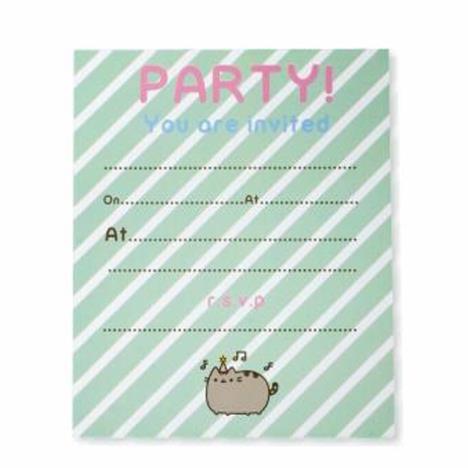 Pusheen Party Invites (Pack of 8) Extra Image 1